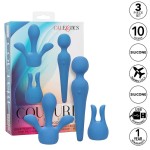 CALEXOTICS  COUTURE KIT VIBRATOR WAND 10 VIBRATIONS BLUE